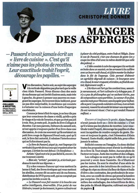 Passard Le Monde mag