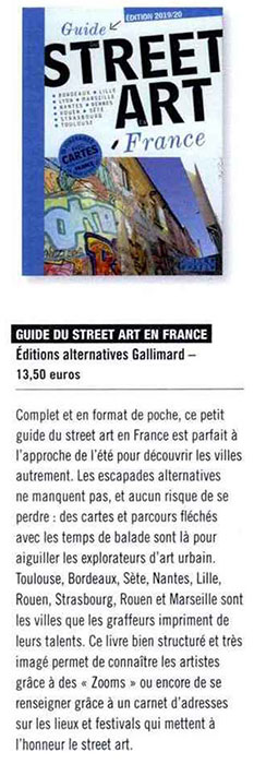 Guide du street art en France Parcours des arts
