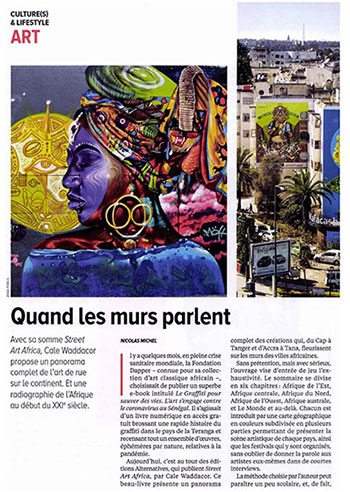 Street Art Africa in Jeune Afrique