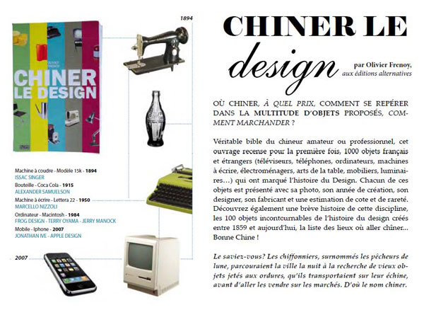 Mode et tendances Chiner le design