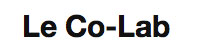 Le Co-Lab logo