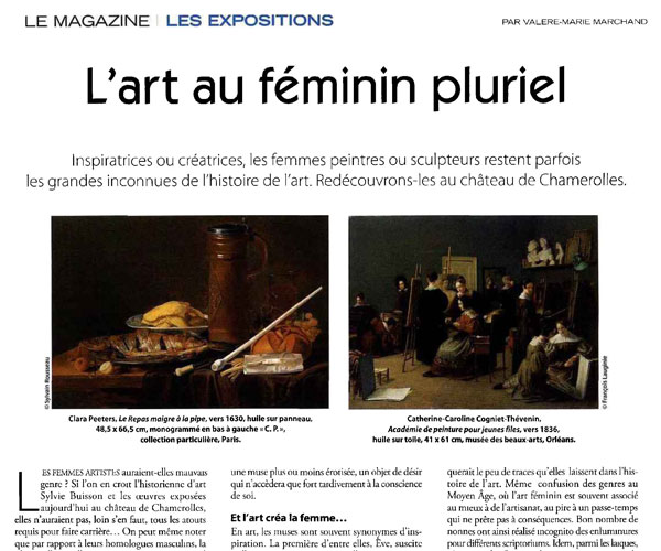Gazette de Drouot Femmes artistes