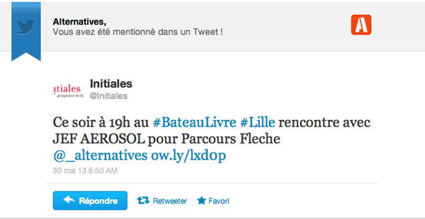 Tweet Bateau Livre jef