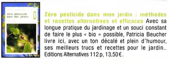 0 pesticide Jardin facile