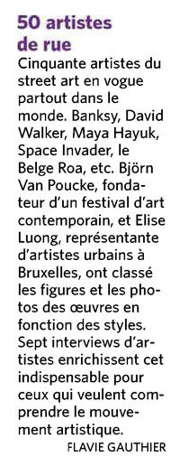 Streeet art/today Le Soir