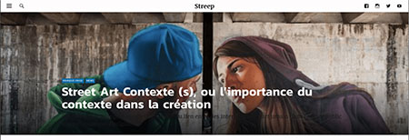 Streep Street art contexte(s)