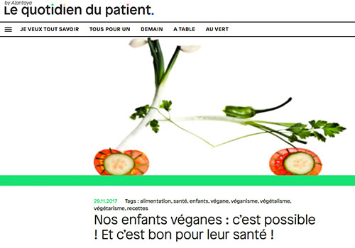 Le Quotidien du patient.com Veggie-Kids