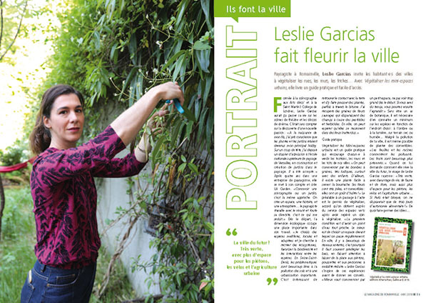 Magazine de Romainville Leslie Garcias