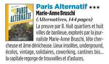 Guide du Paris alternatif in Voici