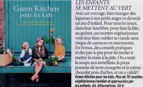 Cuisine et vins de France Green kitchen kids
