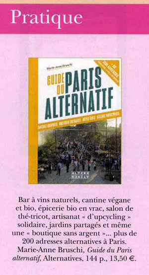 L'Ecologiste Guie du Paris alternatif