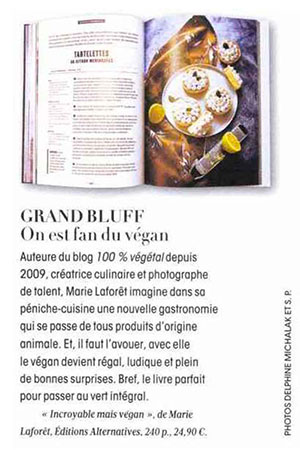Incroyable masi vegan ! dans Le Figaro Madame Cuiine