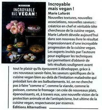 Incroyable mais vegan Top Nature