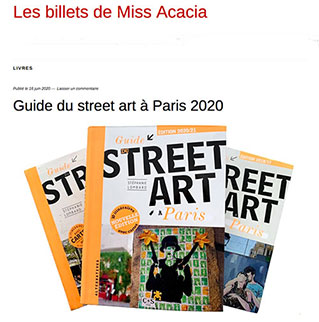 Guide street art Paris Miss Acacia