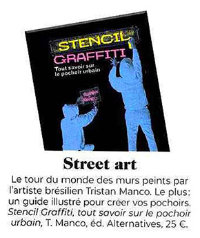 Stencil graffiti dans Prima