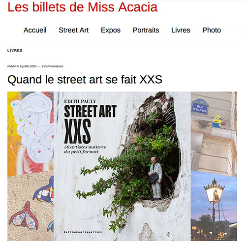 Street art XXS Miss Acacia