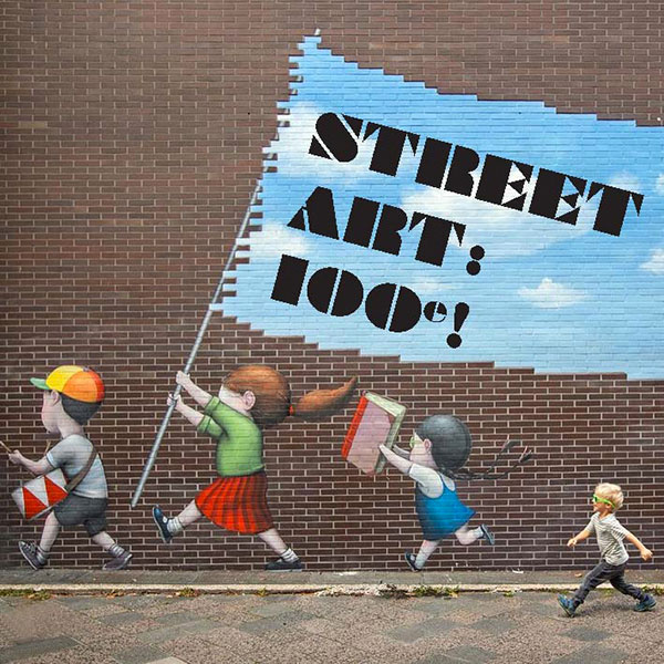 100 livres street art