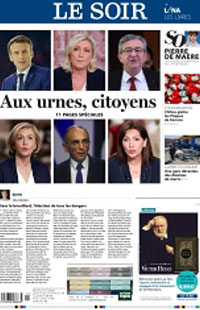 Le Soir 9/10 avril 2022