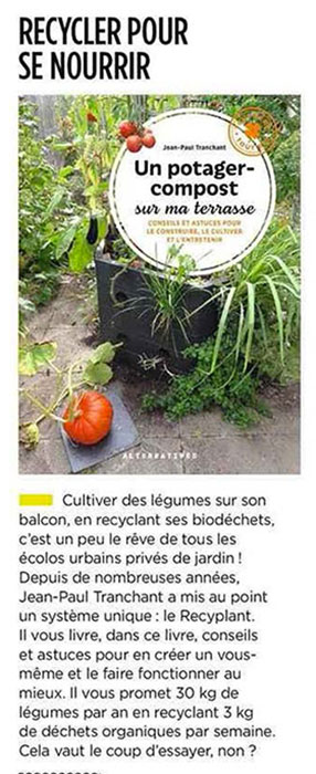 L'AMI DES JARDINS Un potager-compost sur ma terrasse