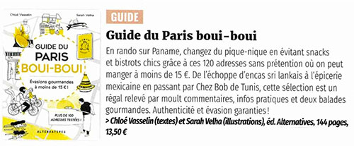 Guide du Paris boui-boui dans Passion Rando