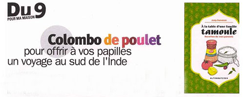 Cuisine tamoule dans FEMI-9