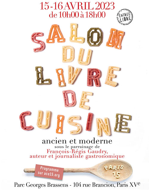 Salon du livre de cuisine 2023