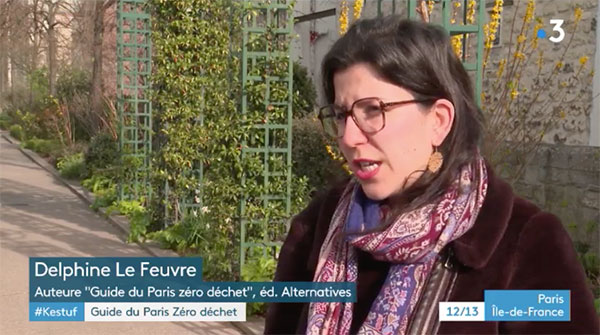 Delphine Le Feuvre au JT de France 3 Paris