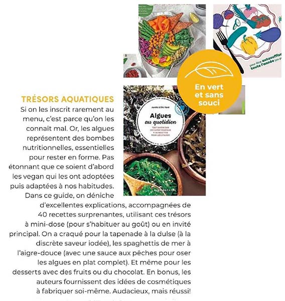 Algues au quotidien dans FLAIR