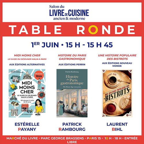 Esterlle Payany au Salon du livre de cuisine de Paris