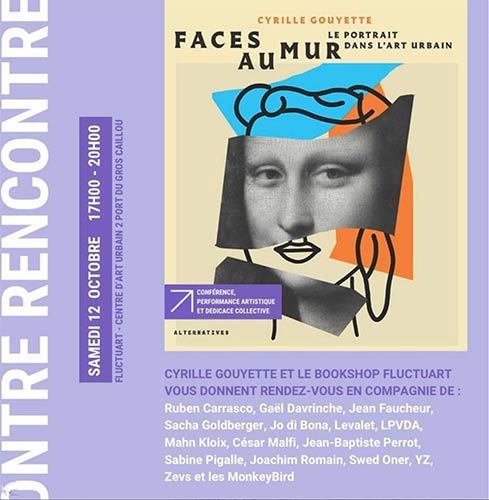 Faces au mur au bookshop