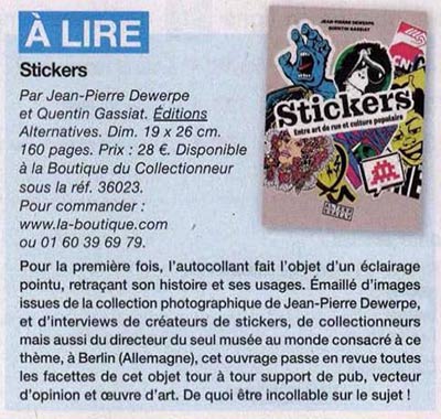 Stickers in Collectionneur et Chineur
