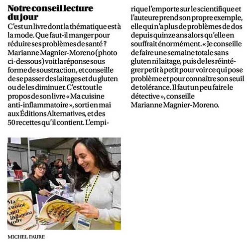 Ma cuisine-anti-inflammatoire dans Sud-Ouest