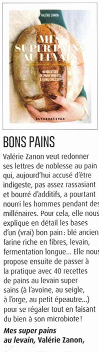 Mes super pains au levain dans Saveurs Green