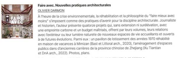 Faire avec in Archiscopie