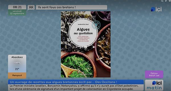 Ici Matin Breizh Izel  Algues au quotidien 1