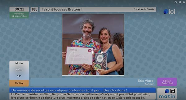 Ici Matin Breizh Izel  Algues au quotidien 2
