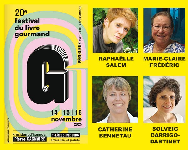 Festival Livre gourmand 4 autrices