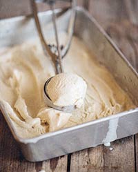 glace vanille levain