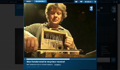 Max Vandervorst le recycleur musical
