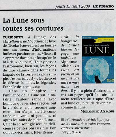 Le Figaro et la Lune