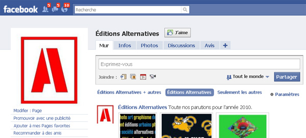 Page j'aime Facebook Alternatives